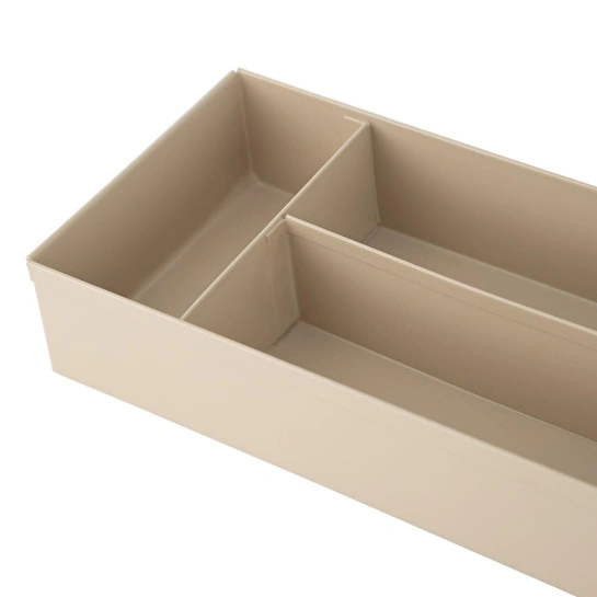 Mudo Home Roma Bölmeli̇ Düzenleyi̇ci̇ Mat Bej 27x11x5,5