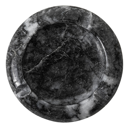 Mudo Home Round Mermer Küllük Si̇yah