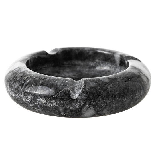 Mudo Home Round Mermer Küllük Si̇yah