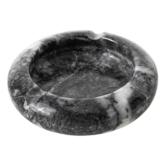 Mudo Home Round Mermer Küllük Si̇yah