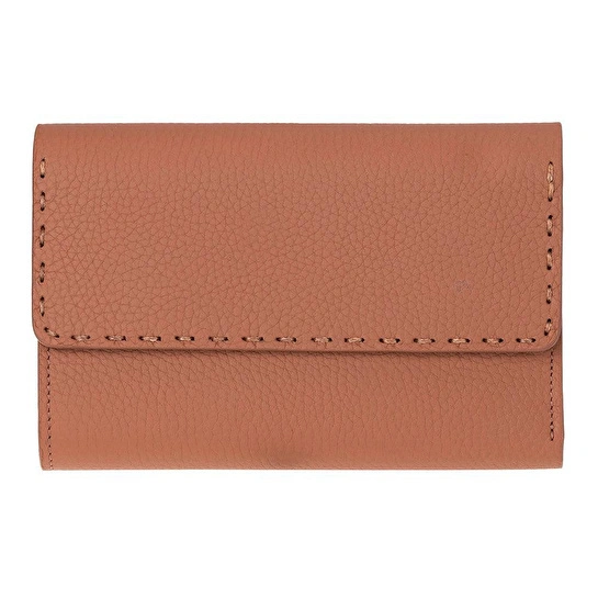 Bloominbag Arc Wallet Heritage Tan Hakiki Deri Kartlıklı Manyetik Cüzdan