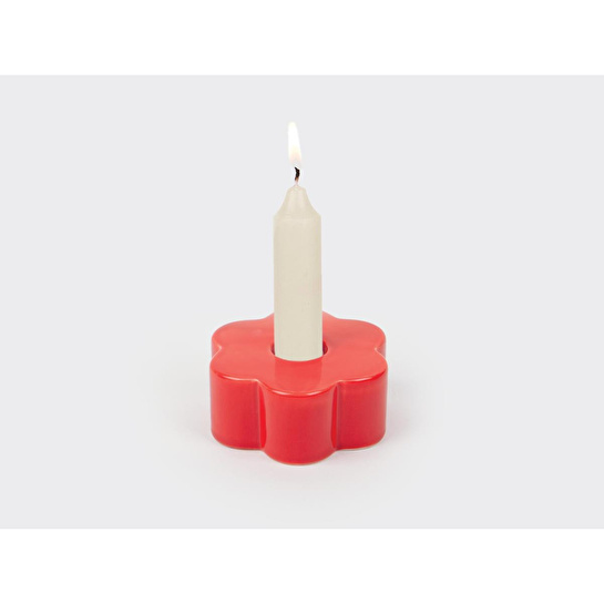 Doiy Daisy Papatya Şamdan Kırmızı