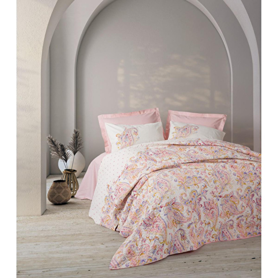 Cotton Box Bohem Çift Kişilik Complete Set Muna Pembe