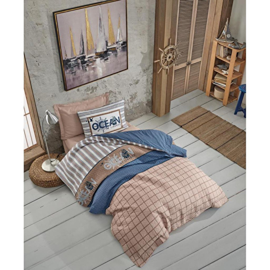 Cotton Box Genç Odası Tek Kişilik Complete Set Ocean Lacivert