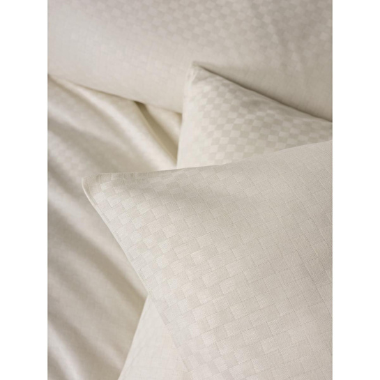 Cotton Box Plaid Ranforce Çift Kişilik Nevresim Takımı Krem