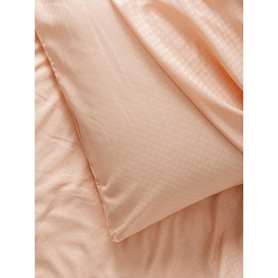 Cotton Box Plaid Ranforce Çift Kişilik Nevresim Takımı Plaid Somon