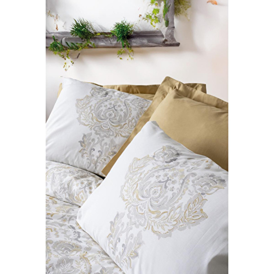 Cotton Box Bohem Tek Kişilik Nevresim Takımı Najva Hardal