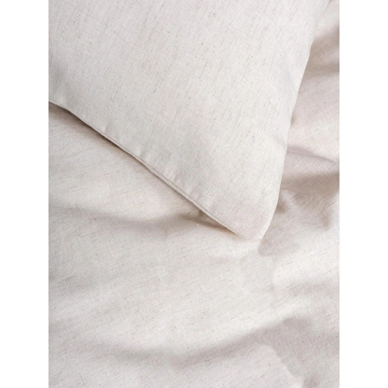 Cotton Box Cotton Keten Çift Kişilik Nevresim Takımı Basic Bej