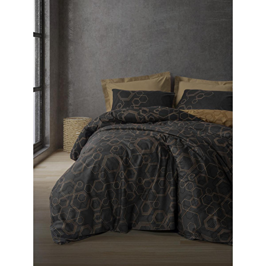 Cotton Box Dark Tek Kişilik Nevresim Takımı Dawn Bakır