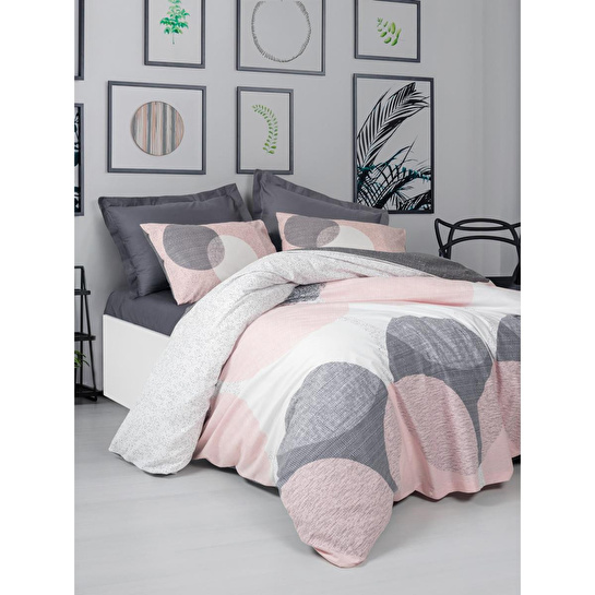 Cotton Box Çift Kişilik Nevresim Takımı Leron Gri