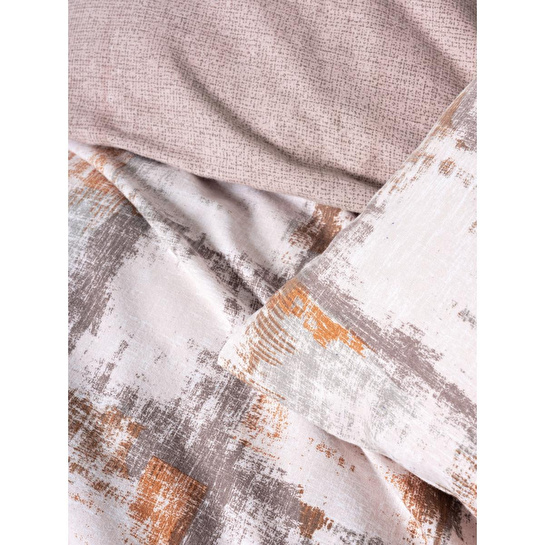Cotton Box Flanel Çift Kişilik Nevresim Takımı Farida Kahve