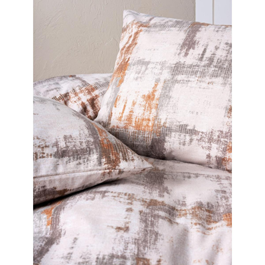 Cotton Box Flanel Çift Kişilik Nevresim Takımı Farida Kahve