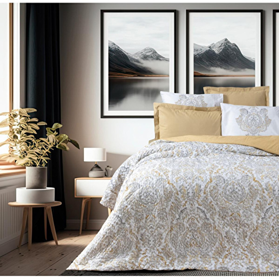 Cotton Box Bohem Çift Kişilik Complete Set Najva Hardal