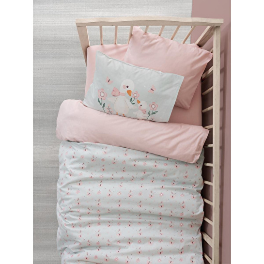 Cotton Box Bebek Nevresim Takımı Mamiduck Pembe