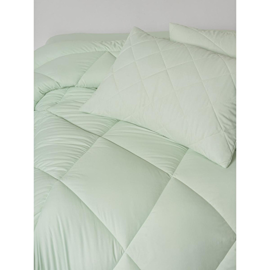 Cotton Box Softwash Çift Kişilik Yorgan Seti Adaçayı 180x200 Lastikli Çarşaf