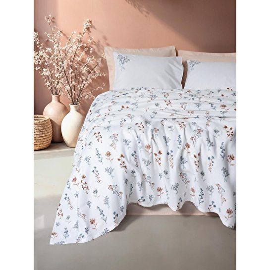 Cotton Box Estiva Tek Kişilik Pike Takımı Briar Somon