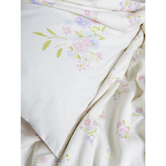 Cotton Box Estiva Tek Kişilik Pike Takımı Petal Pembe
