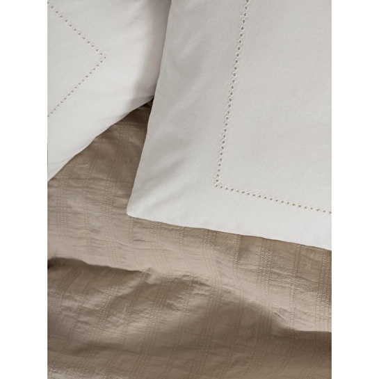 Cotton Box Natura Çift Kişilik Yatak Örtüsü/pike Takımı Vilo Bej