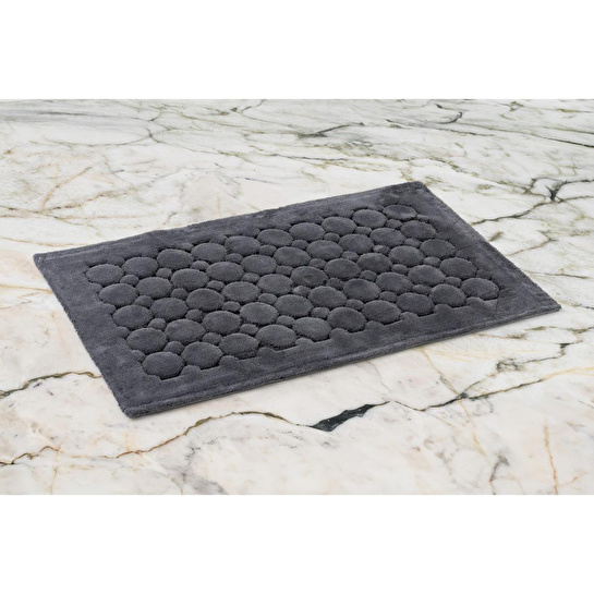 Cotton Box Pamuklu Paspas Pattern Koyu Gri 60x100