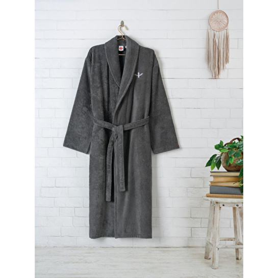 Cotton Box Wellness Bornoz Zen Antrasit S/m