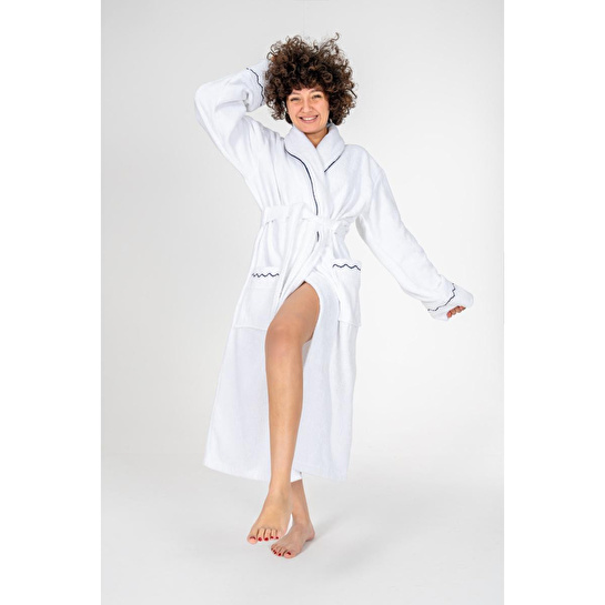 Cotton Box Classic Bornoz Seti Josina Beyaz Kadın M/l