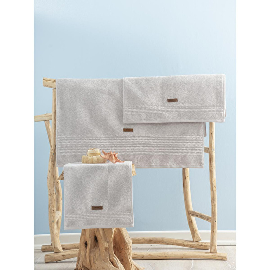 Cotton Box %100 Pamuk Wellness Havlu Seti Stone Gri