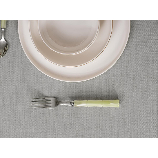 Cotton Box Plain Masa Örtüsü Gri 155x220