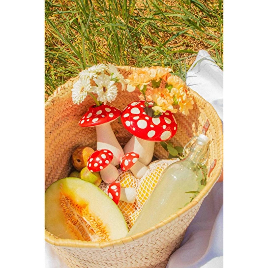 Doiy Amanita Mantar Küçük Vazo