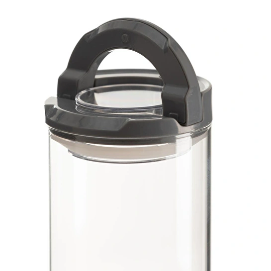 Mudo Home Cam Kavanoz Vakumlu Kapak Gri̇ 600 Ml