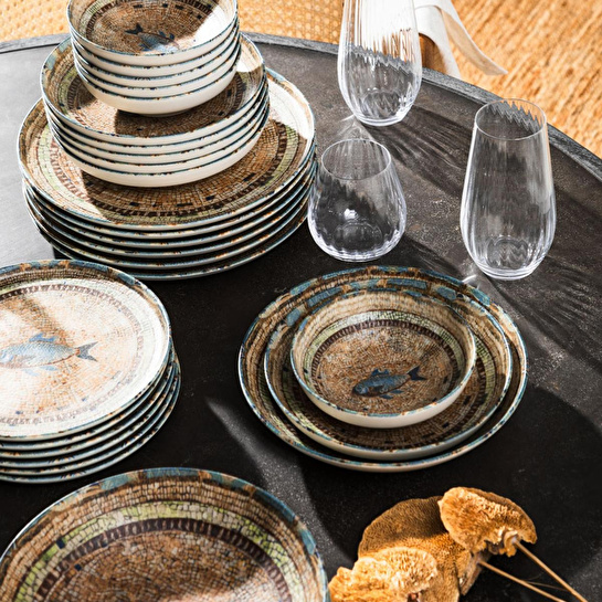 Mudo Home Li̇ma Pasta Tabaği Seti̇ 21cm -6li