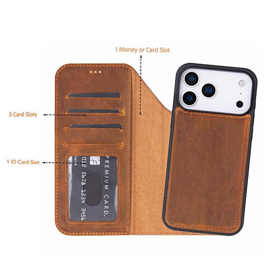 Bloominbag Bloomcase Magic Wallet Moccasin Apple Iphone 17 Pro (6.3
