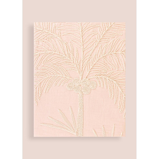 The Mia Çift Kişilik Yatak Örtüsü Seti 3 Parça Pudra