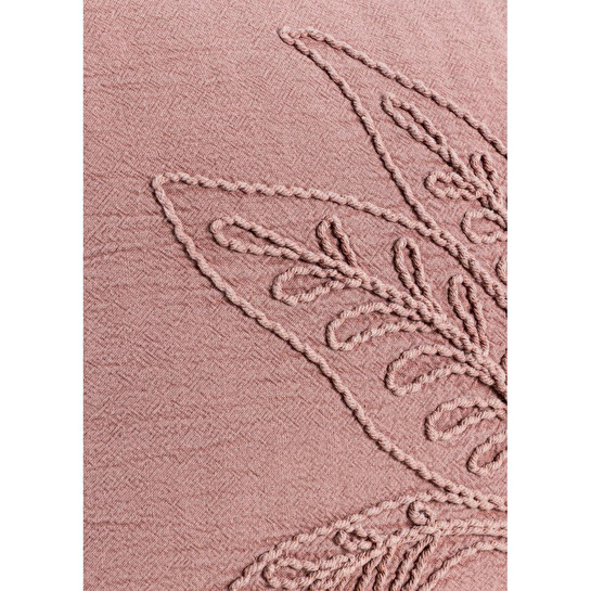 The Mia Püsküllü Kırlent Gül Kurusu 35x50cm