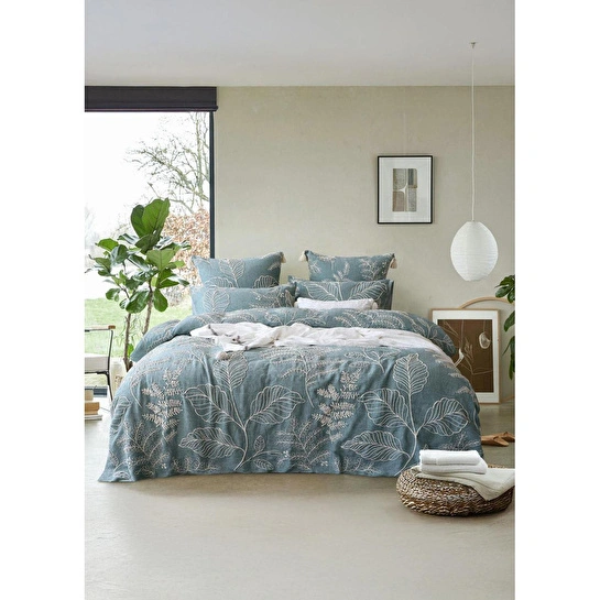 The Mia Çift Kişilik Yatak Örtüsü Seti 3 Parça Yeşil