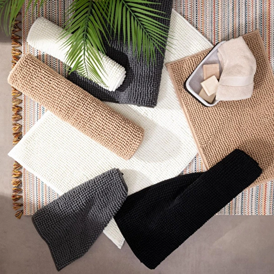 Mudo Home June 2'li̇ Banyo Paspas Seti̇ Gri̇