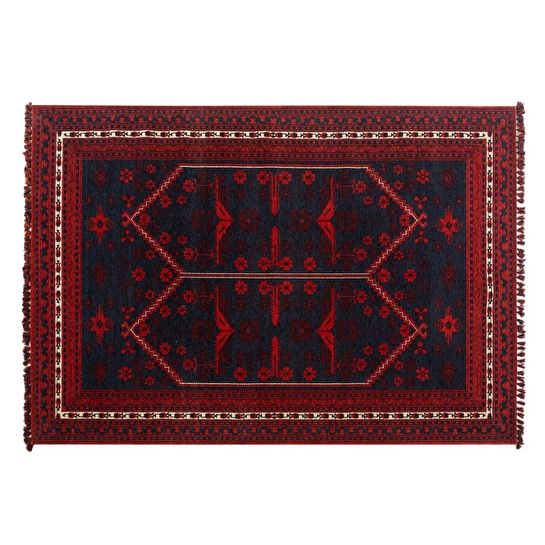 Mudo Home Jina Hali Kirmizi Laci̇vert 160x230