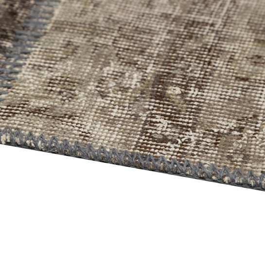 Mudo Home Li̇ma Gri̇ Patchwork Ki̇li̇m 80x150