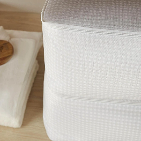 Home Wave 8'li Mega Boy Gri Pötikare Baza Altı Hurç Set 74 X 46 X 22 Cm