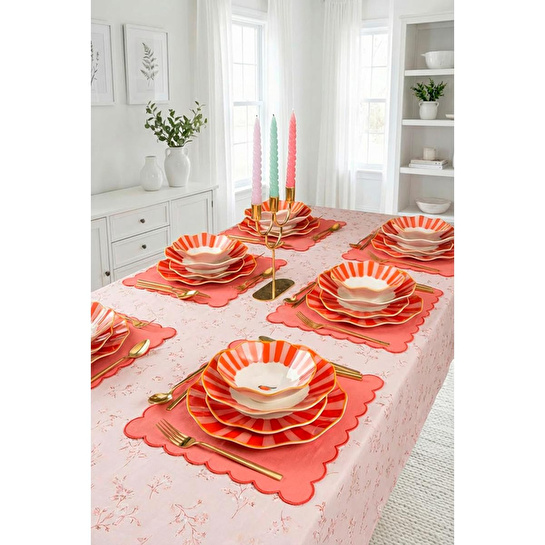 Bernardo Glamour 24 Parça Porselen Yemek Takımı