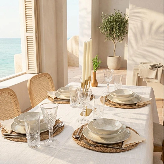 Bernardo Mando 12 Parça Yemek Takımı Gri