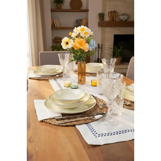 Bernardo Mando 12 Parça Yemek Takımı Yeşil