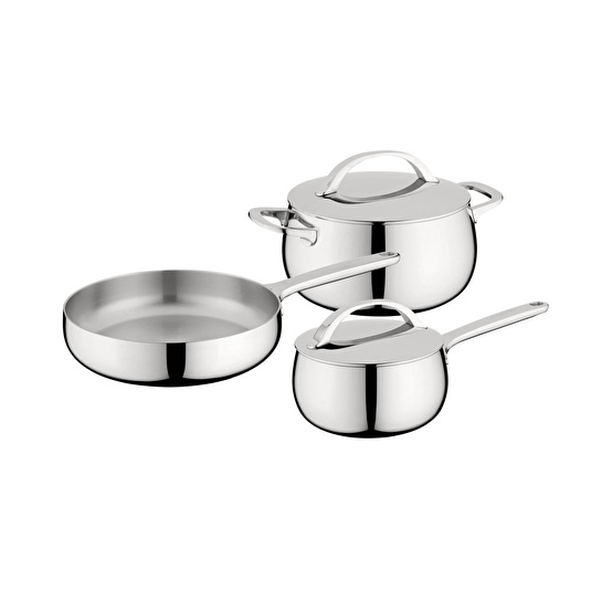 Berghoff Home Belly 5li Tencere Seti Stellar Çelik