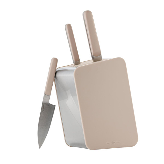 Berghoff Home Elements Dikdörtgen Bıçak Blok Mushroom