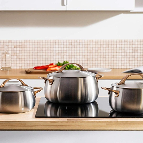 Berghoff Home Belly Kapaklı Tencere 24cm Warm Pembe