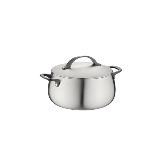 Berghoff Home Belly Kapaklı Tencere 24cm Füme Siyah