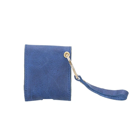 Bloominbag Aurel Cadet Ocean Charm Hakiki Deri Airpods Kılıfı – Airpods 1 & 2 Uyumlu