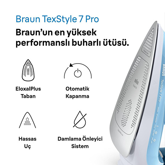 Braun Texstyle7 Buharlı Ütü Si7062bl