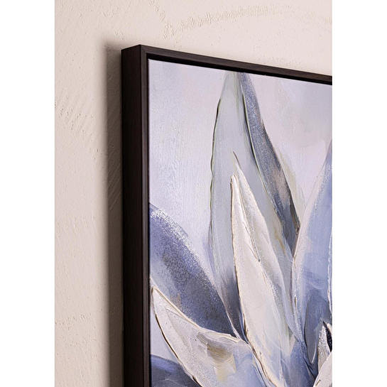 The Mia Neutral Floral Kanvas Tablo 70x100 Cm Tbl0105