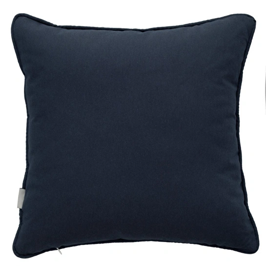 Mudo Home Mari̇n Crab Nakişli Kirlent Beyaz Laci̇vert 50x50 Cm