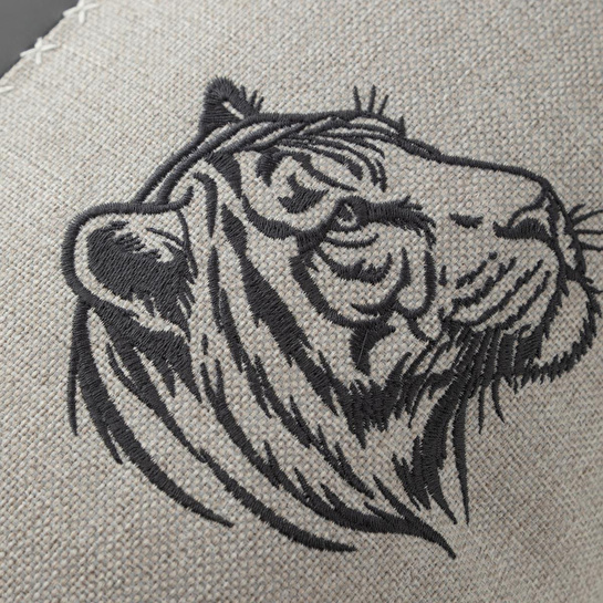 Mudo Home Wild Kaplan Kirlent Gri̇ 30x50 Cm